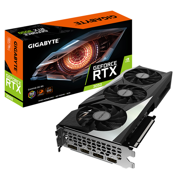 Tarjeta grafica Gigabyte GeForce RTX 3050 8GB OC